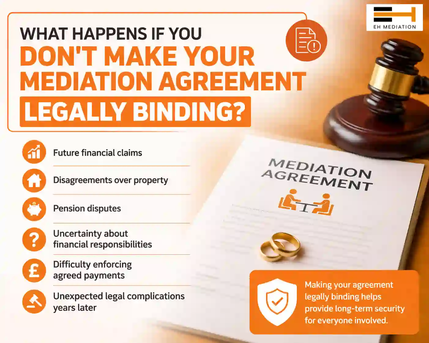 What Happens If You Don't Make Your Mediation Agreement Legally Binding Buxton?